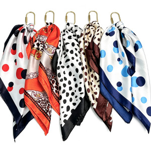 Klassische Serie Retro Polka Dots Ketten-Taschenanhänger Aus Polyester Mit Tiermuster h5 Bild4
