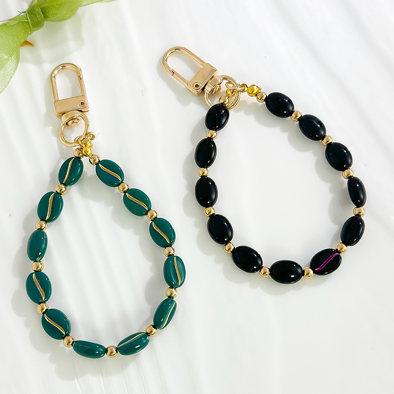Etnische Serie Retro Telefoonketting Met Effen Kralen Van Hars h5Afbeelding3