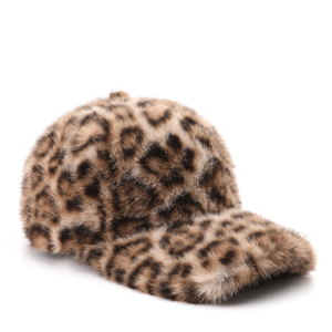 Casual Leopard Print Plush Women's Baseball Cap h5