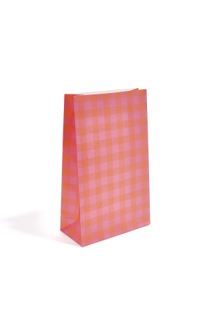 Karierte Geschenktasche Ohne Henkel h5 Bild4
