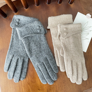 Eenvoudige Serie Dagelijkse Effen Polyester Handschoenen h5 Afbeelding2