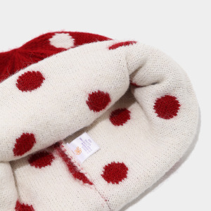 Simple Series Casual Polka Dots Mixed Color Wool Polyester Blend Beanie h5 Picture5