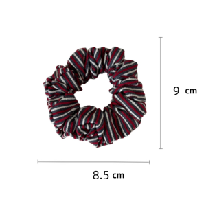 Simple Series Casual Stripe Polyester Scrunchies In Gemengde Kleuren h5 Afbeelding4