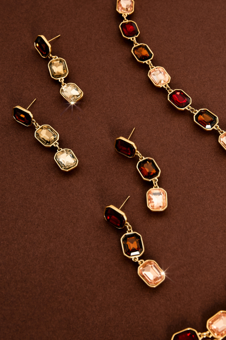 Pendientes Colgantes De Acero Inoxidable Con Forma Geométrica, Elegantes Y Lujosos, De La Colección Daily Luxury Jewelry Para Mujer. 2