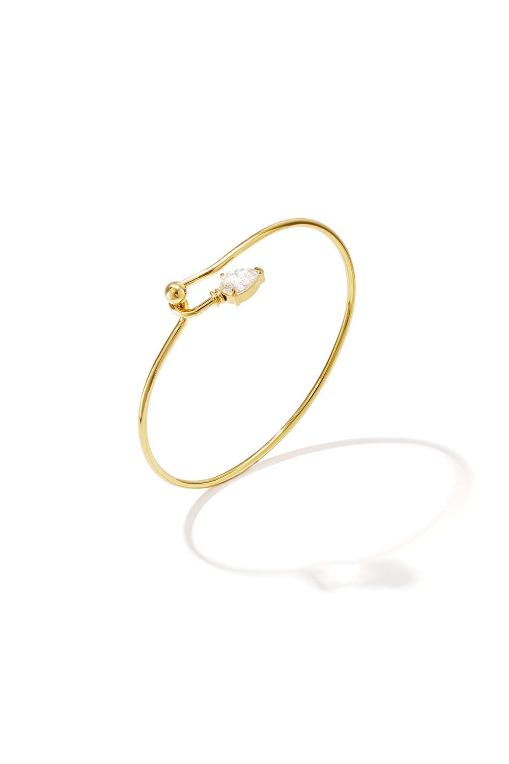 Stainless Steel Bangles Ellipse Shape Simple Daily Simple Series Women's Jewelry Picture4