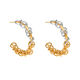 F677 - Two-Tone Earrings