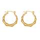 F622 - Gold Geometric Bamboo Earrings