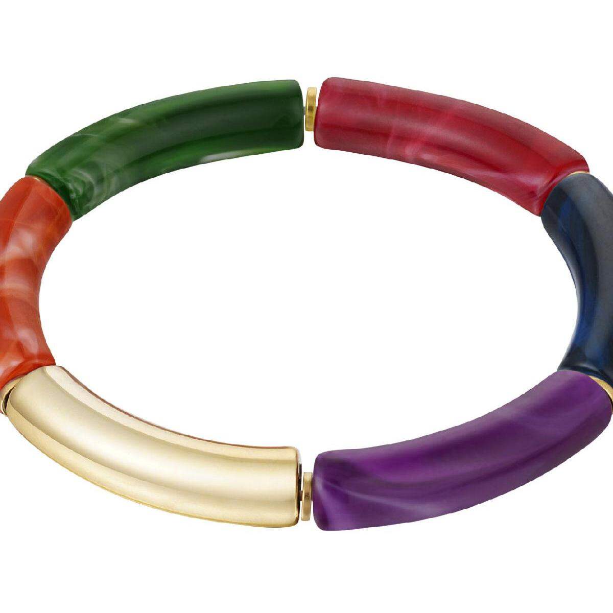 Bracciale tubolare vari colori Immagine9