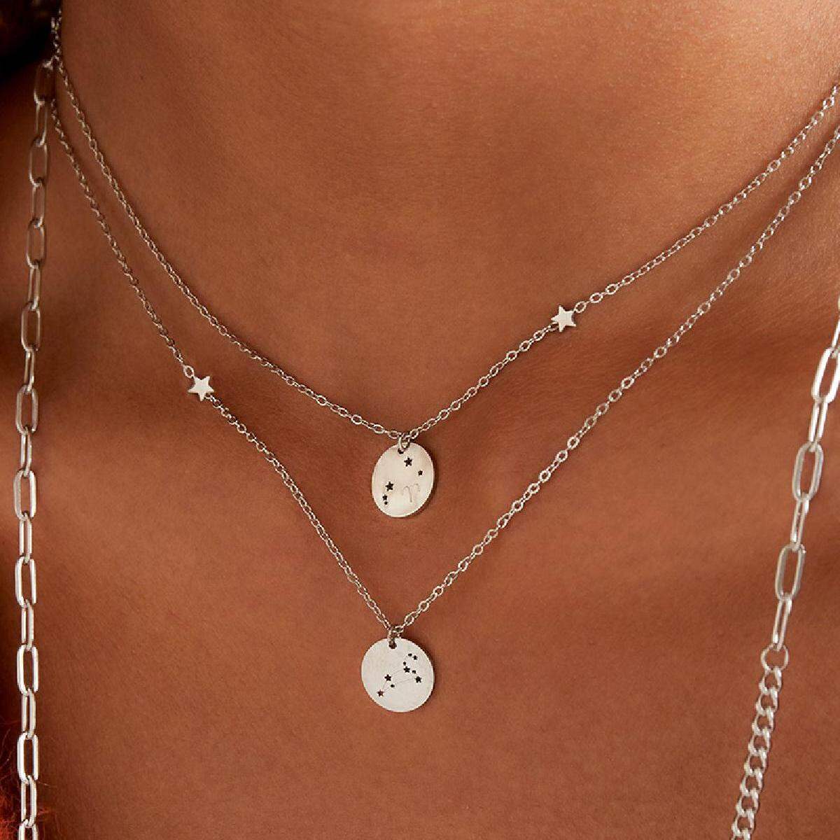 Necklace zodiac sign Aries