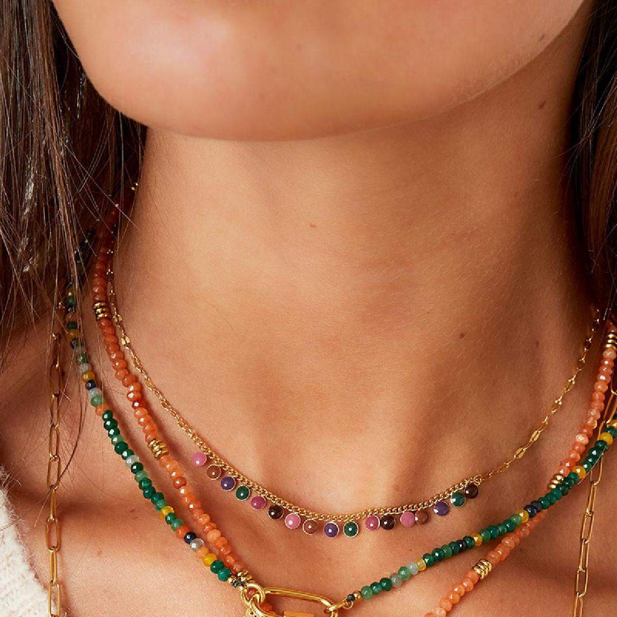 Collar con cierre de mosquetón