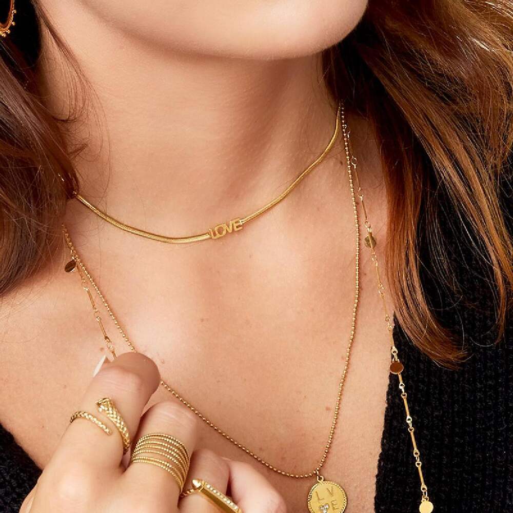 Necklace love letters Picture4