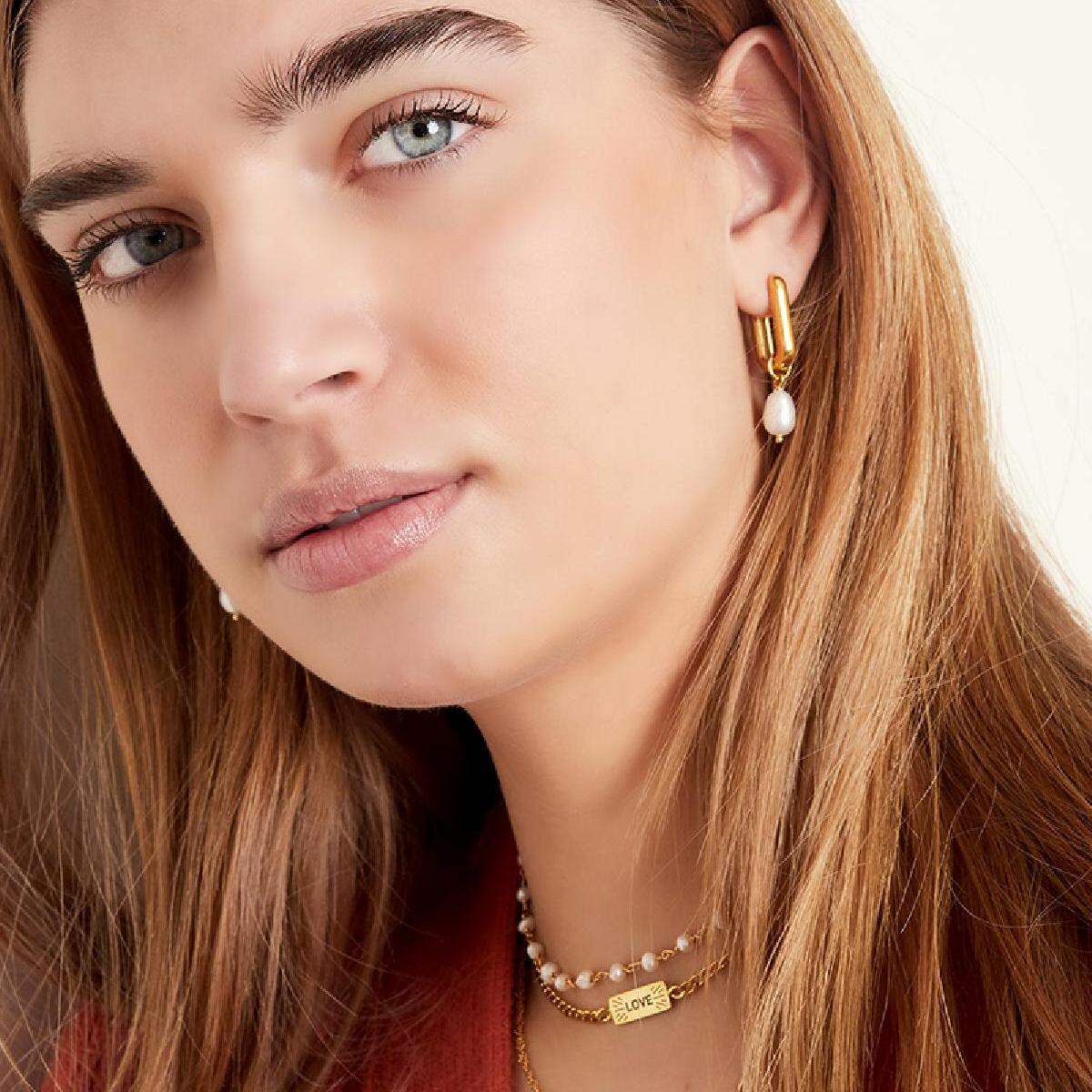 Bullet Bead Love Necklace