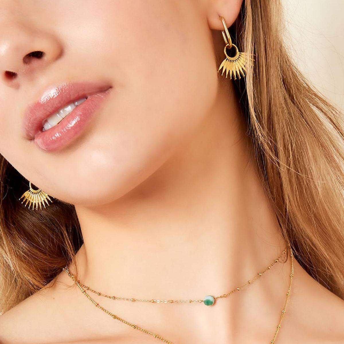 Collier en acier inoxydable nuit étoilée