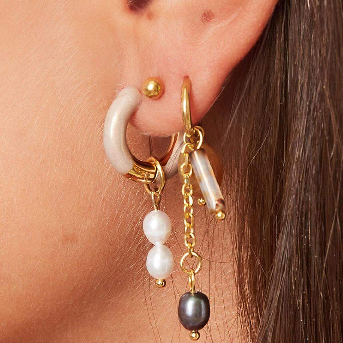 Orecchini con Charm Colorato Grande h5 Immagine3