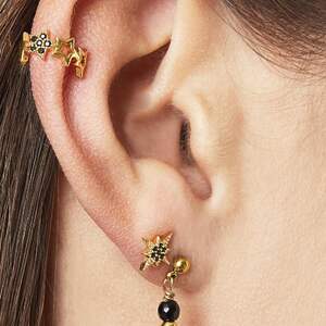 Estrellas en fila en los pendientes Earcuff h5 Imagen2