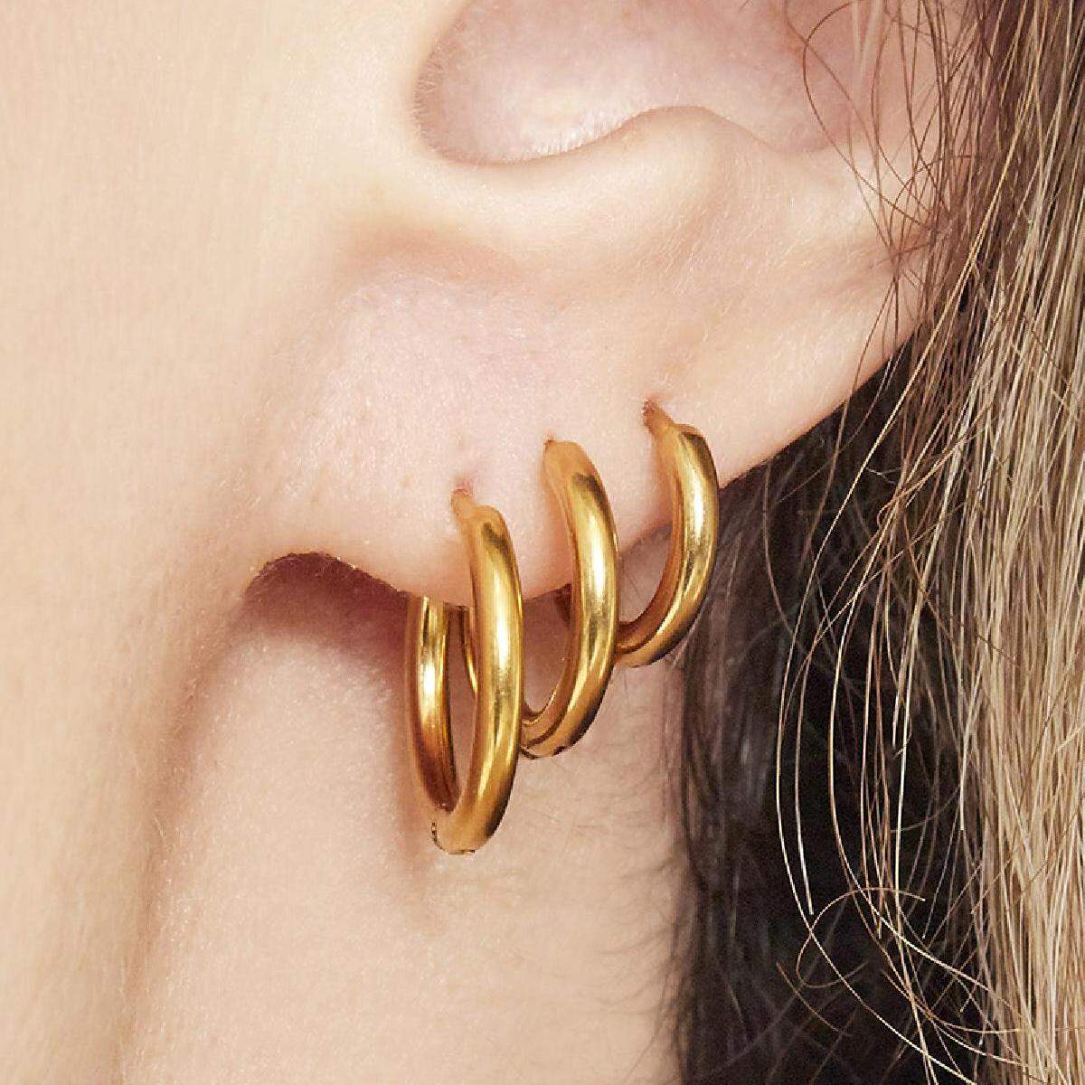 Earrings Set Little Hoops