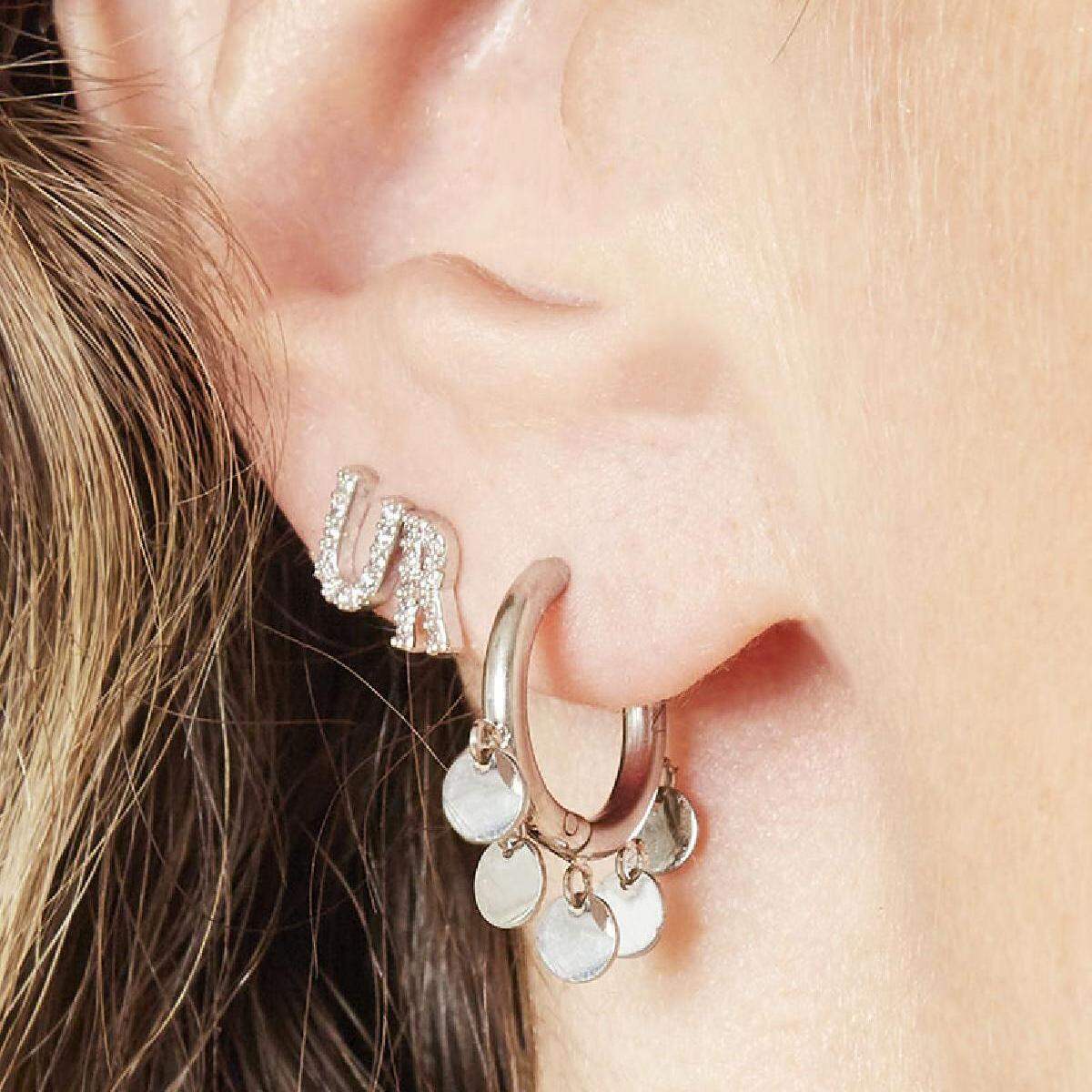 Earrings Floating Circles Picture3