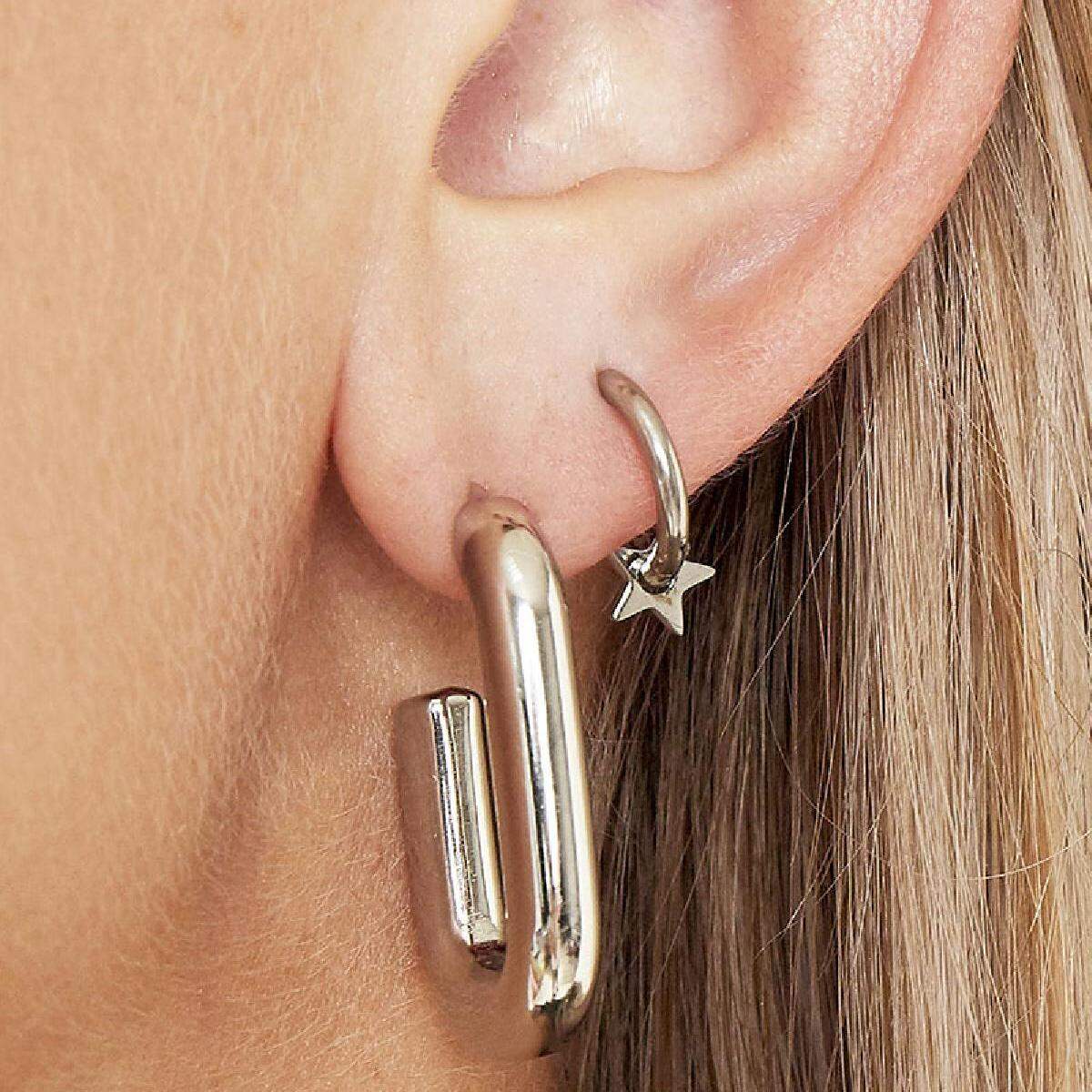 Pendientes Estrella Solitaria Imagen2