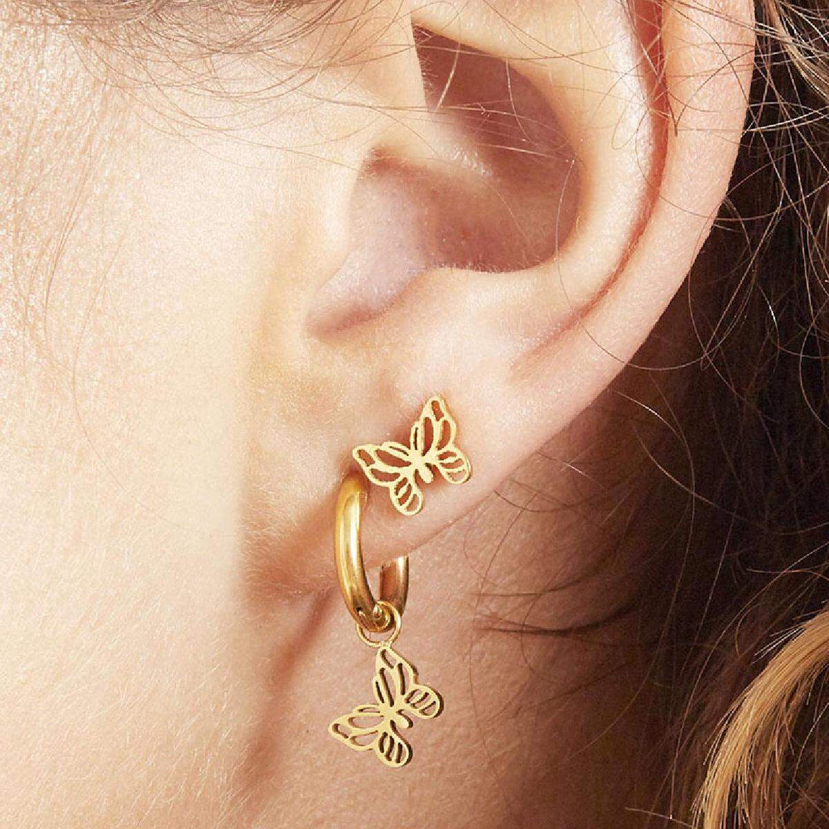 Pendientes Mariposa Flotante Imagen2