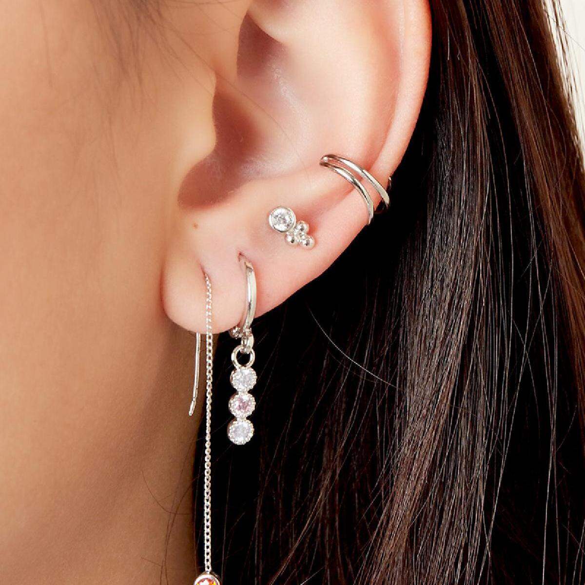 Earcuff Espiral Oro h5 Imagen3
