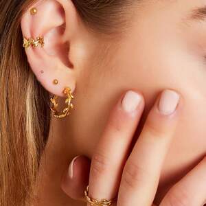 Earcuff a forma di alloro h5 Immagine2