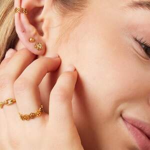 Flores en fila para aretes h5 Imagen2