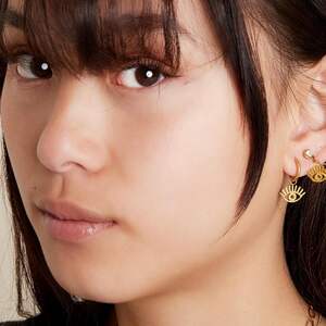 Earcuff de acero inoxidable Eye h5 Imagen3
