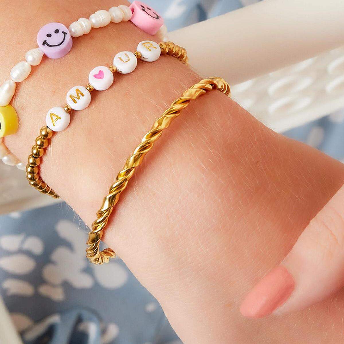 Bracciale in acciaio inossidabile h5 Immagine3