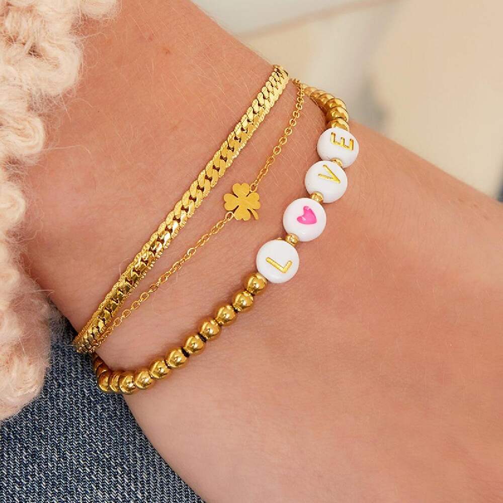Bracciale multistrato in acciaio inossidabile h5Immagine2