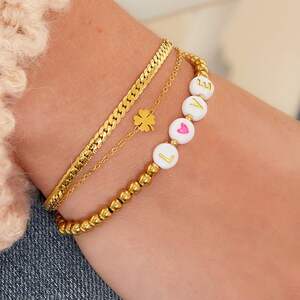 Bracciale multistrato in acciaio inossidabile h5 Immagine2