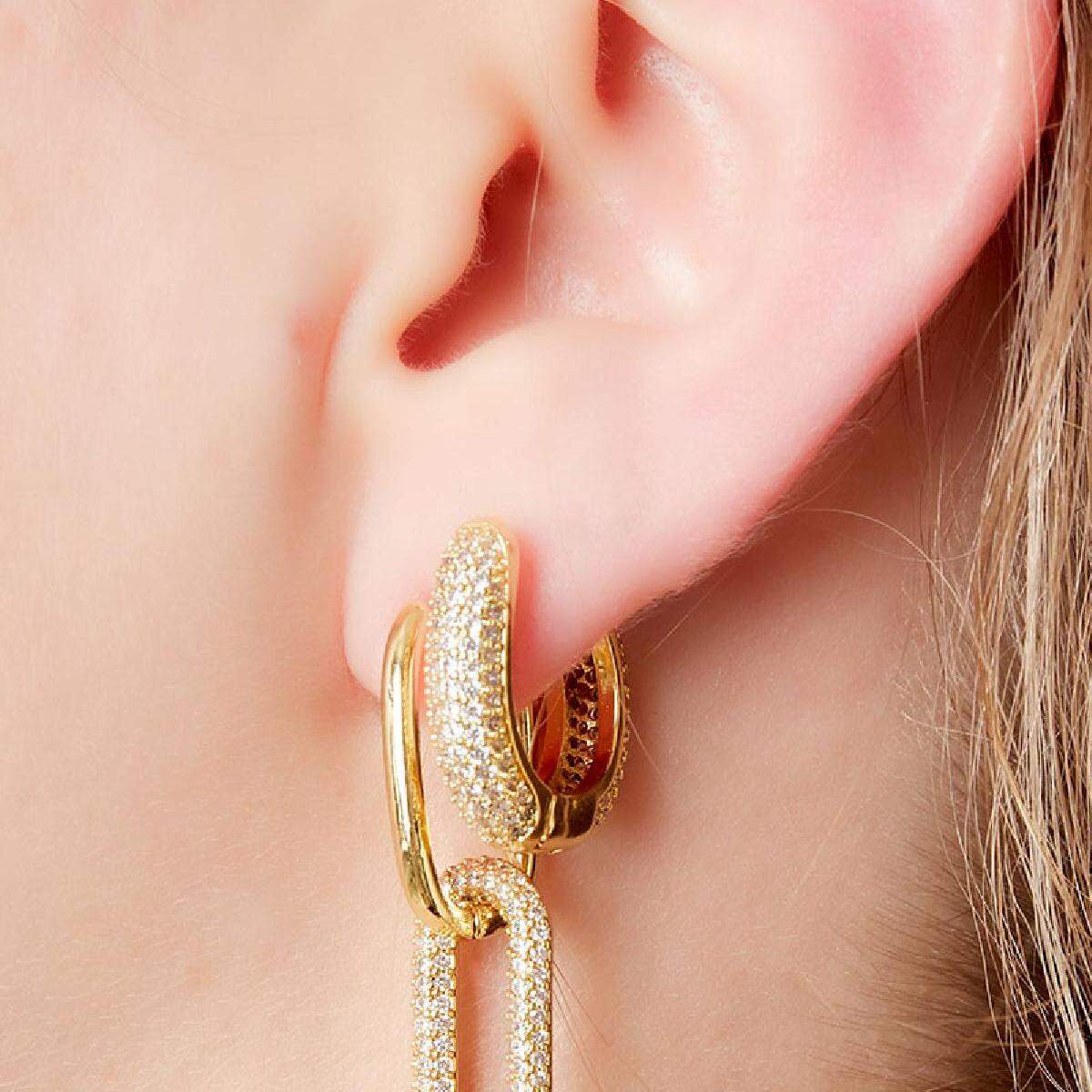 Pendientes de cobre redondos h5 Imagen2