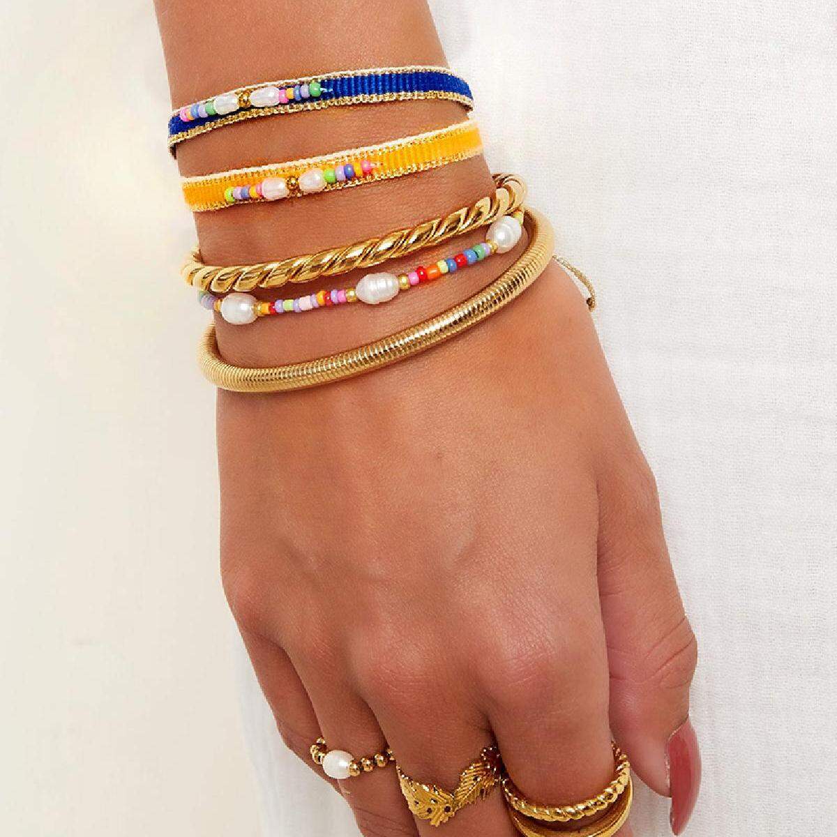 Cuentas de pulsera de tela h5 Imagen3