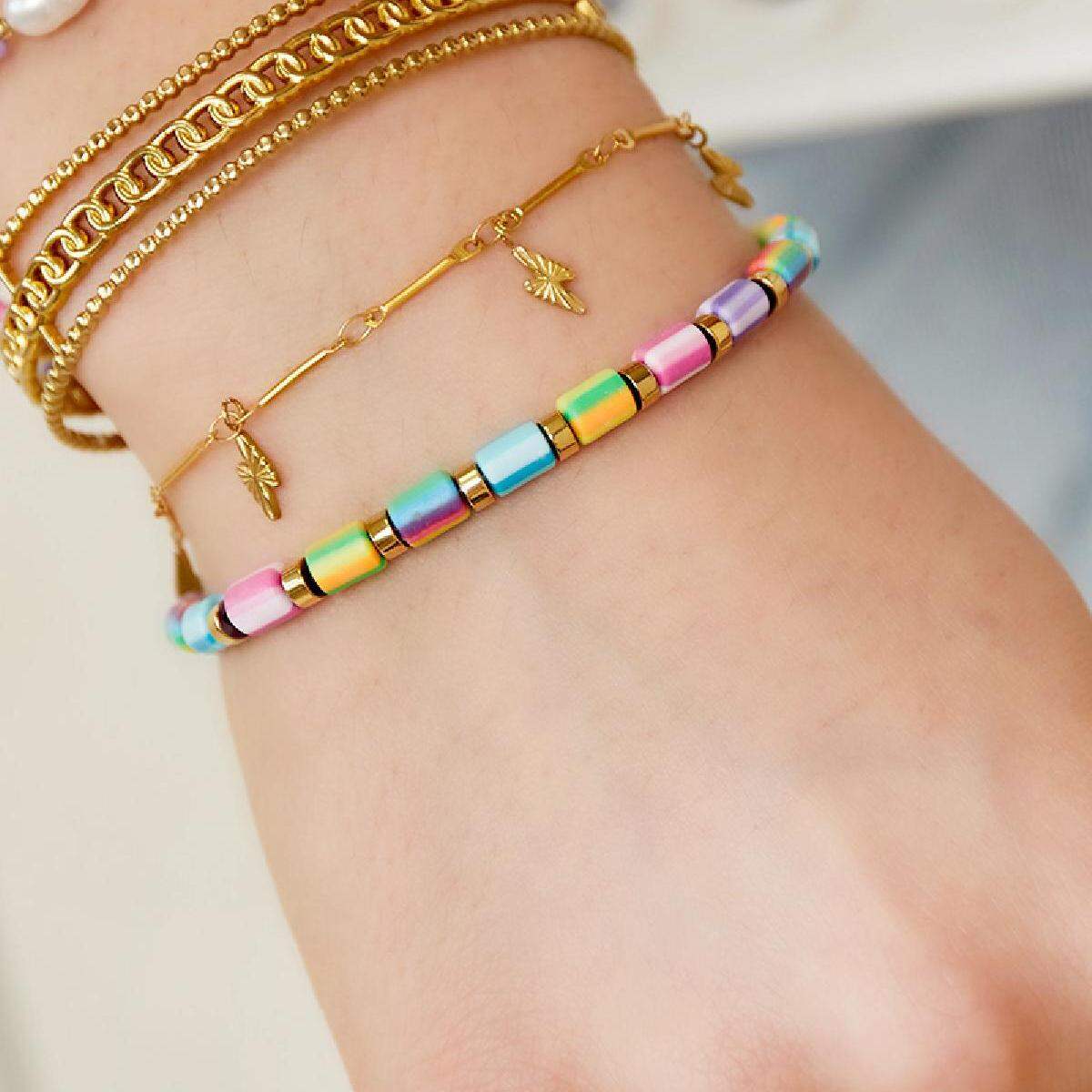 pulsera de cuentas colores de  h5 Imagen3