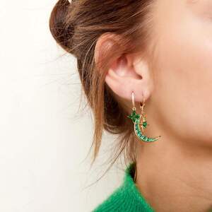 Orecchini luna e stella - Collezione Sparkle h5 Immagine3