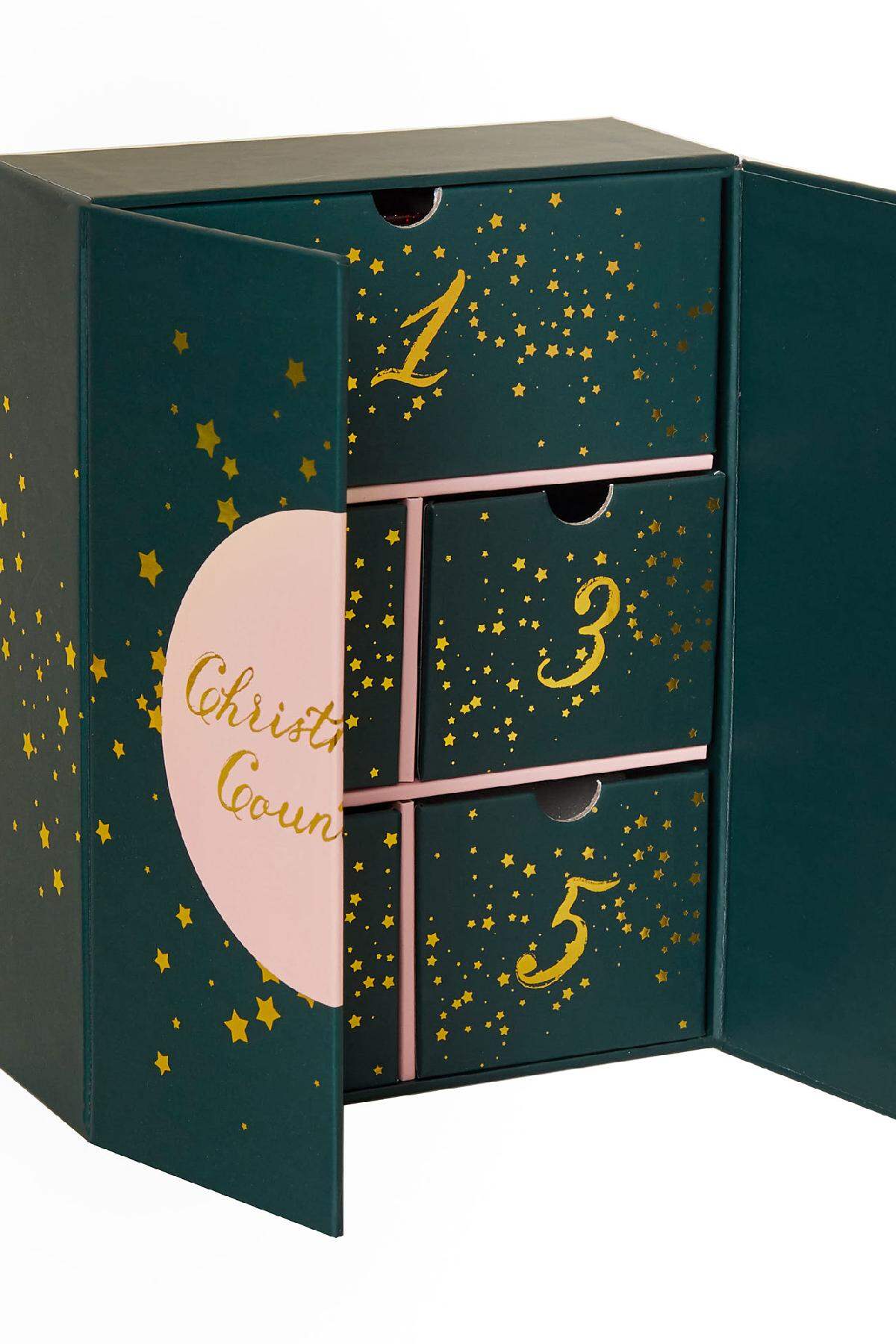 Adventskalender Goud kleur & regenboog Sheet Material Afbeelding3
