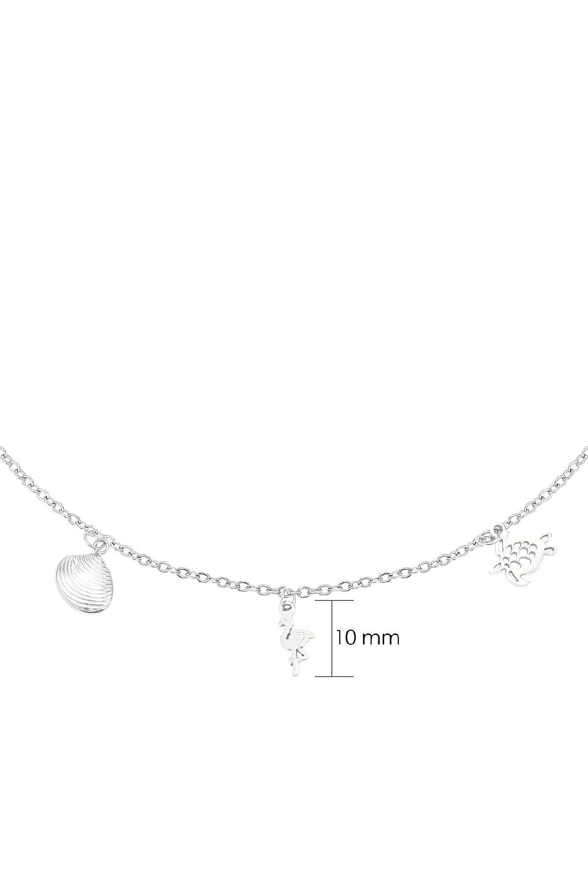 Necklace Animal Farm Silver Color Stainless Steel h5 Picture2