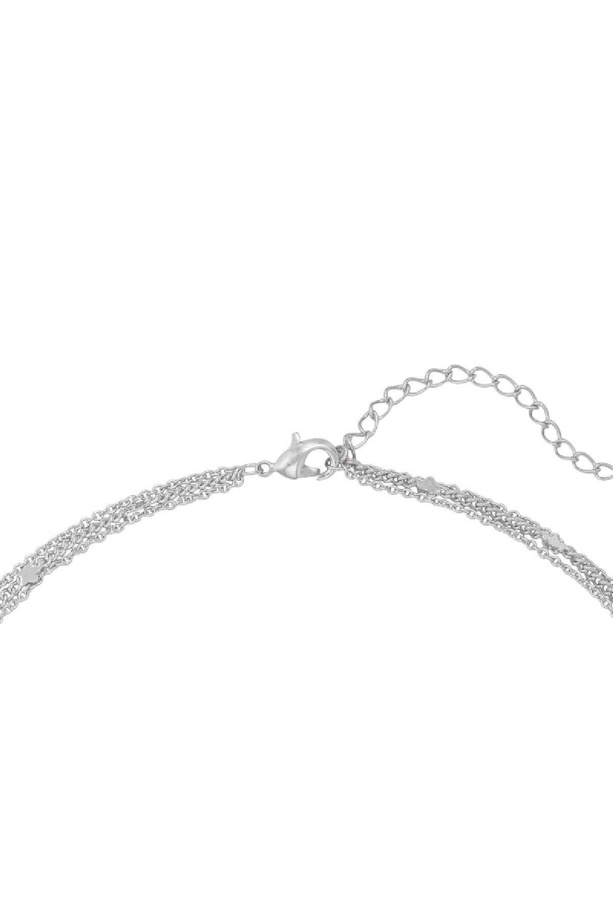 Halskette Chained Star & Moon Silber Kupfer h5 Bild3