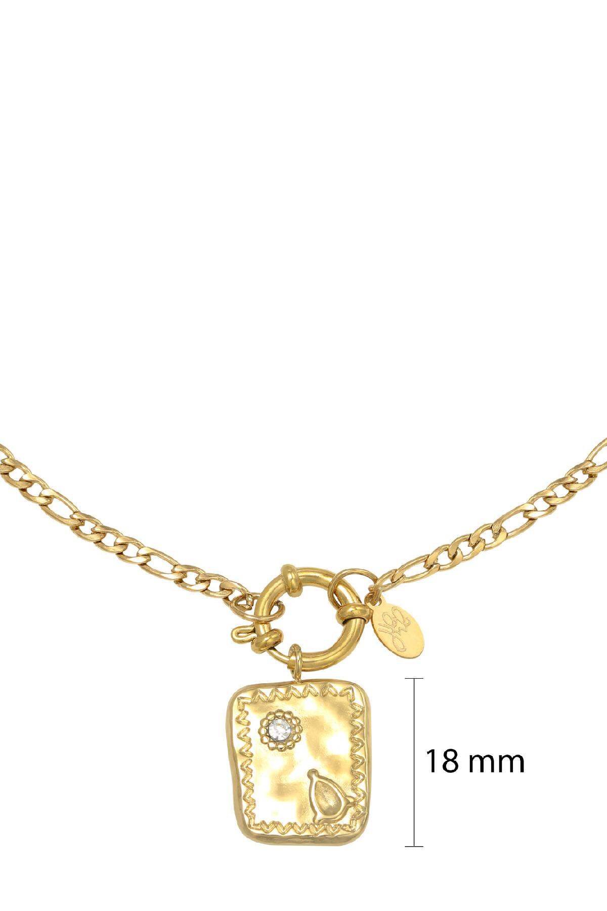 Necklace Creativo Gold Color Stainless Steel h5 Picture2