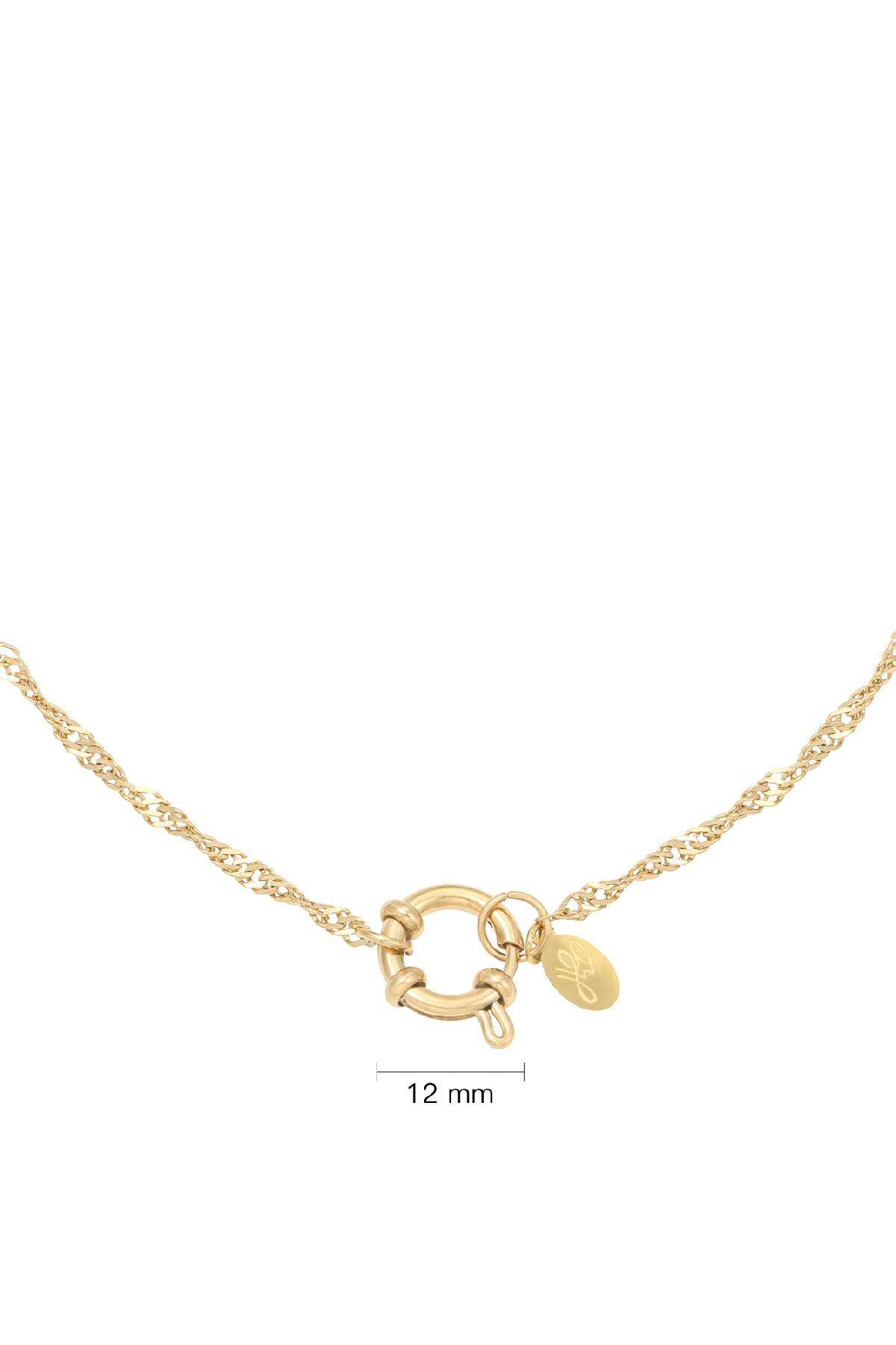 Halskette Chain Dee Goldfarbe Edelstahl h5 Bild2