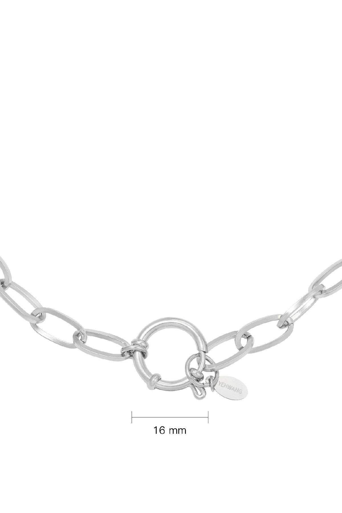 Kolye Zinciri Havva Silver Color Stainless Steel Resim2