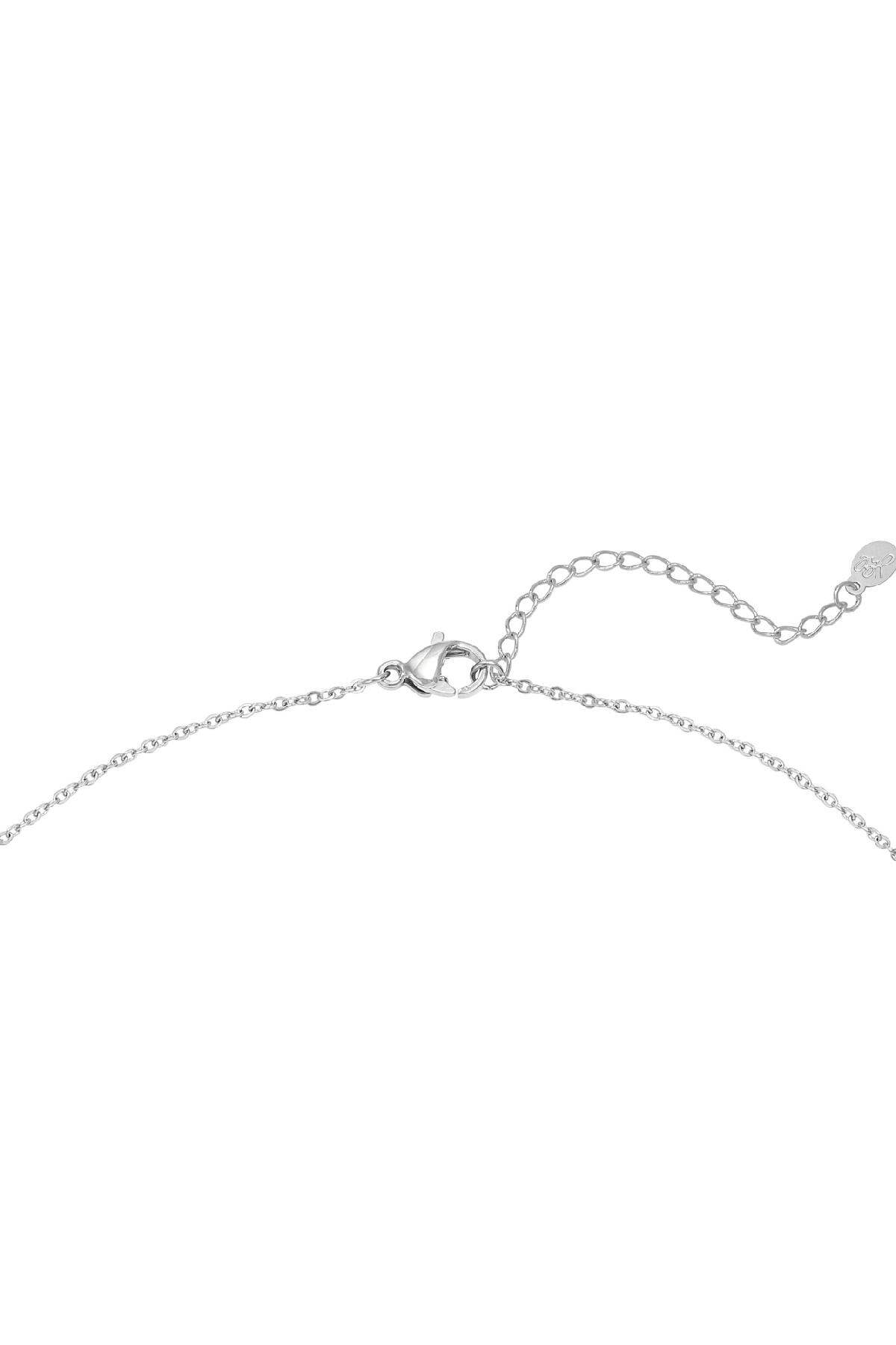 Halskette Letters Happy Silber Edelstahl h5 Bild3