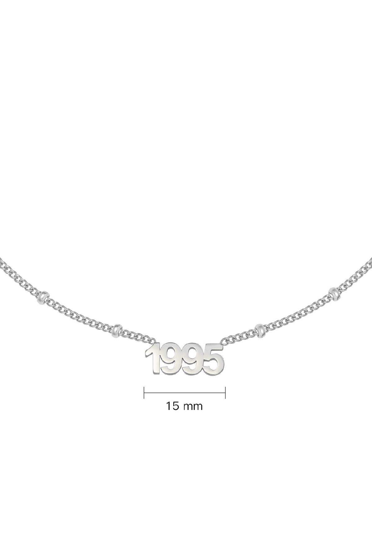 Necklace Year 1995 Silver Color Stainless Steel Picture4