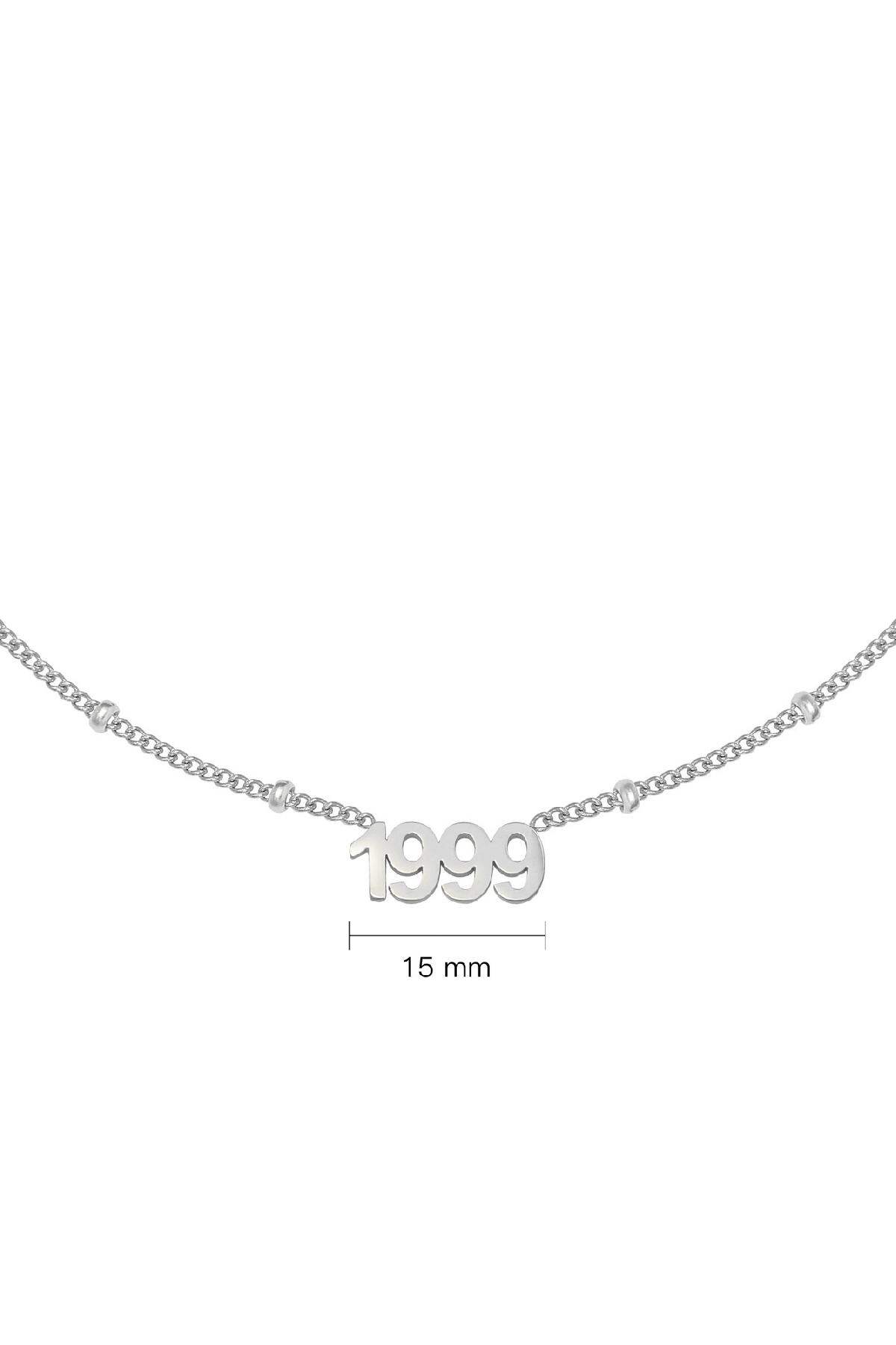 Halskette Year 1999 Silber Edelstahl h5 Bild2