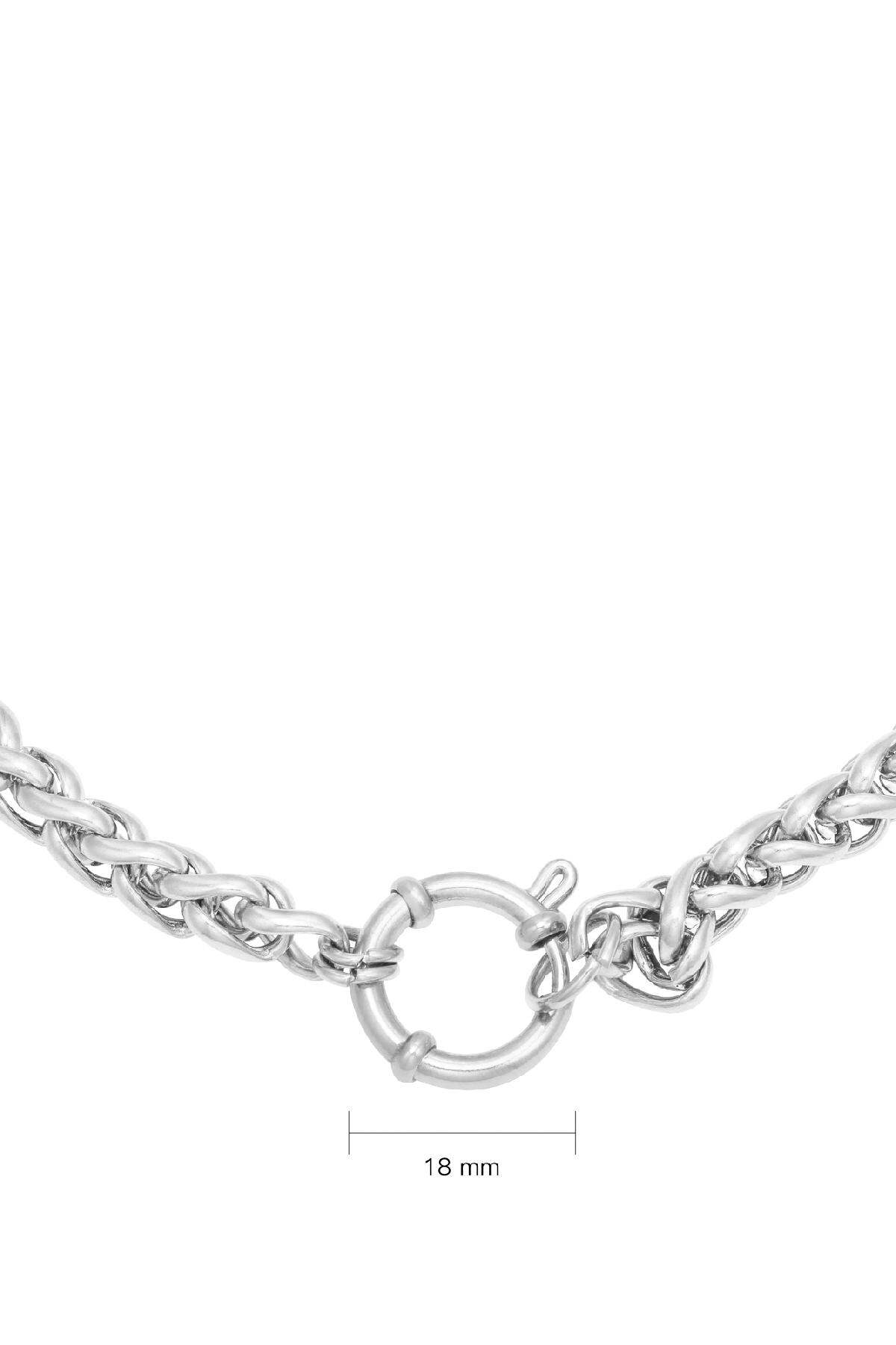 Collier Chain Quinn Argenté Acier inoxydable Image2