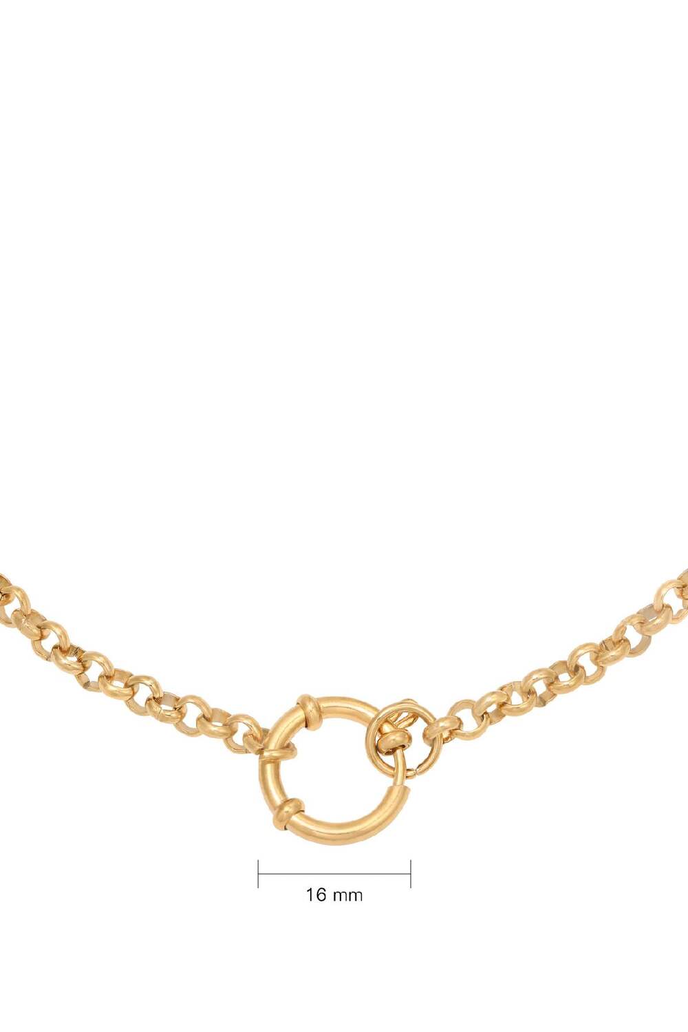 Collier Chain Rylee Couleur or Acier inoxydable h5Image2