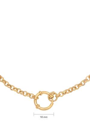 Collier Chain Rylee Couleur or Acier inoxydable h5 Image2