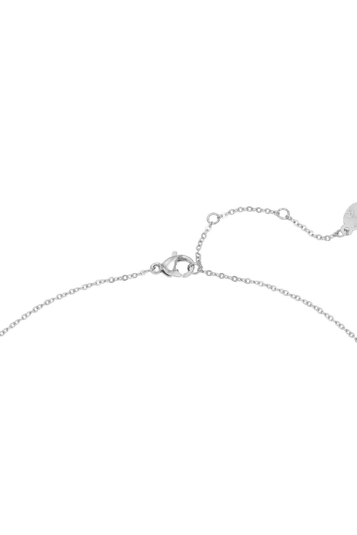Kolye Satır Madeni Paralar Yıldız Silver Color Stainless Steel h5 Resim2
