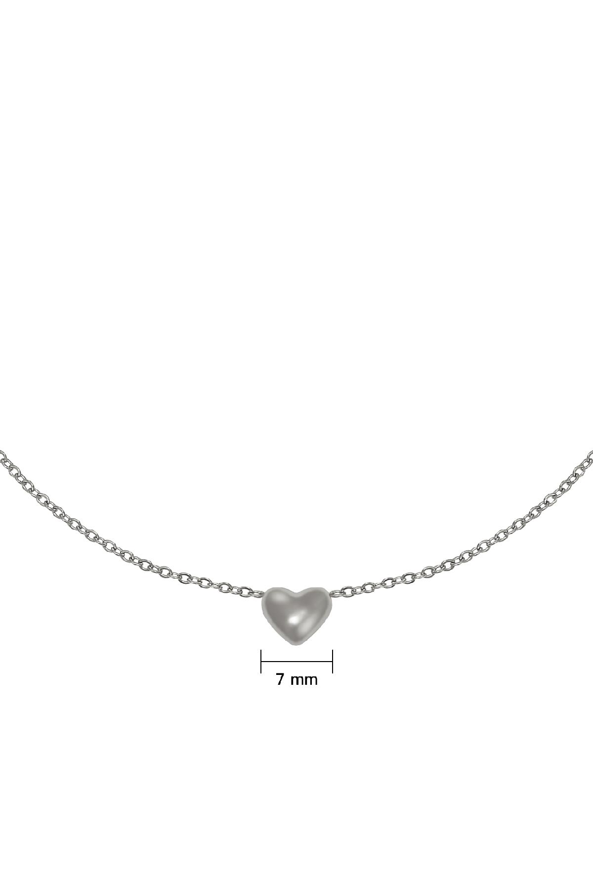 Groothandel Hart Hanger Ketting RVS Dagelijks Draagbaar voor Vrouwen Yehwang, foto 4 van 5