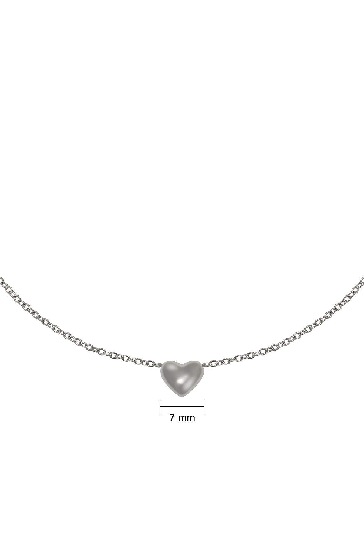 Halskette Always in my Heart Silber Edelstahl h5 Bild4