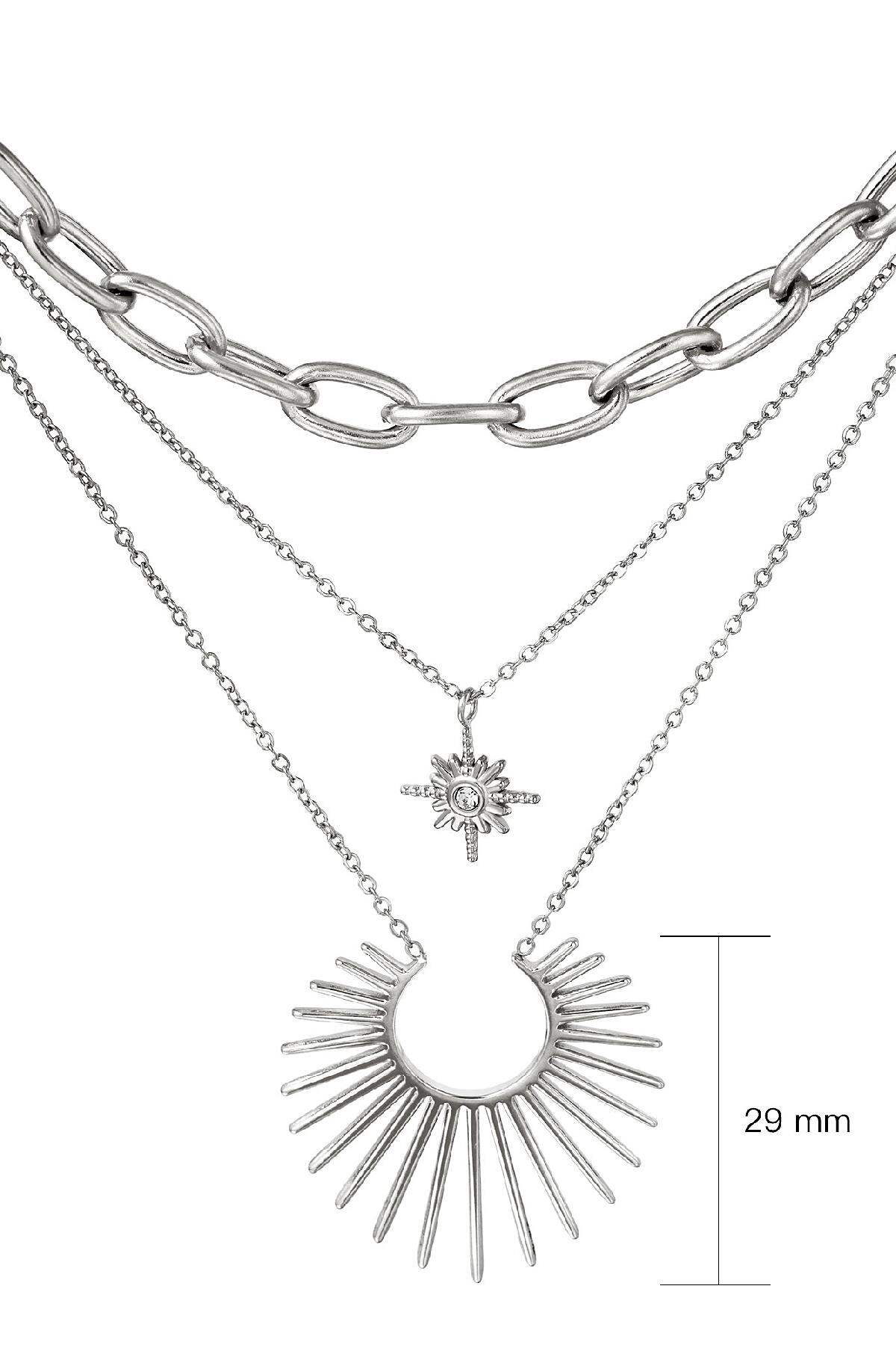 Collier Starry Night Argenté Acier inoxydable h5 Image2